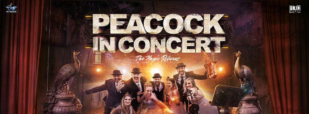Peacock in Concert Peacock in Concert Logo
