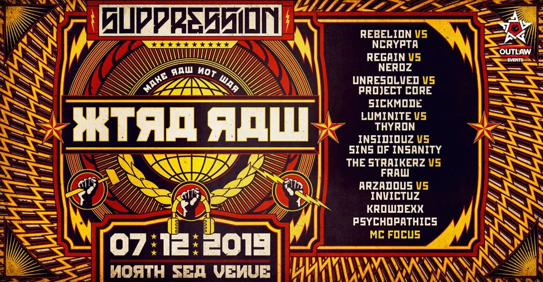 Suppression XTRA RAW Suppression XTRA RAW Logo