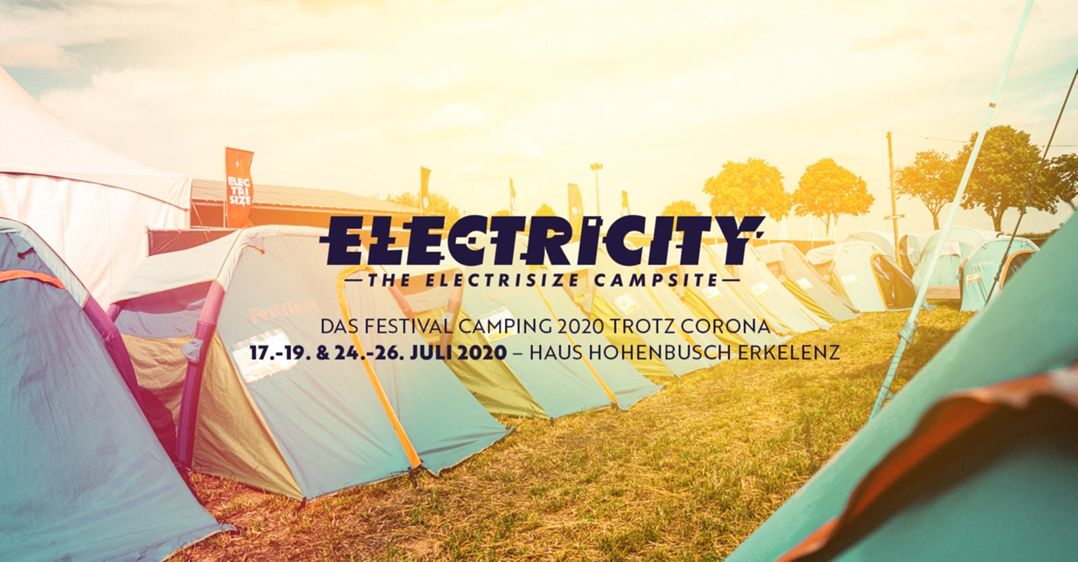 Electricity - The Electrisize Campsite Weekend 1 Electricity - The Electrisize Campsite Weekend 1 Logo