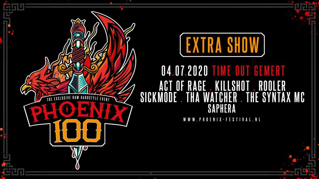 Phoenix 100 - RAW Hardstyle EXTRA SHOW Logo