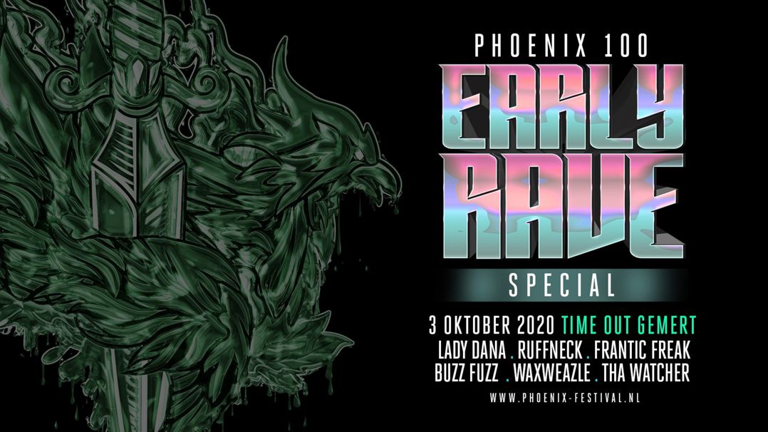 Phoenix 100 - Early Rave Logo