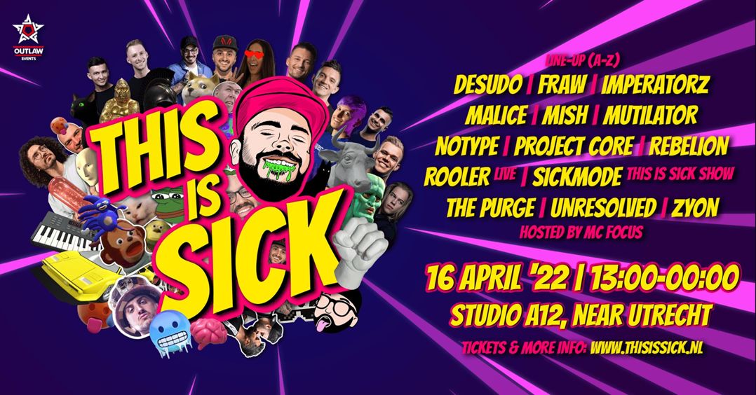 This is Sick! Sickmode's Birthday Bash Logo