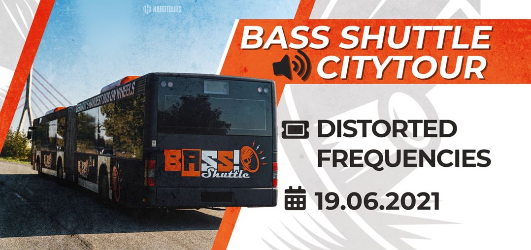 Distorted Frequencies Citytour Wesel Logo