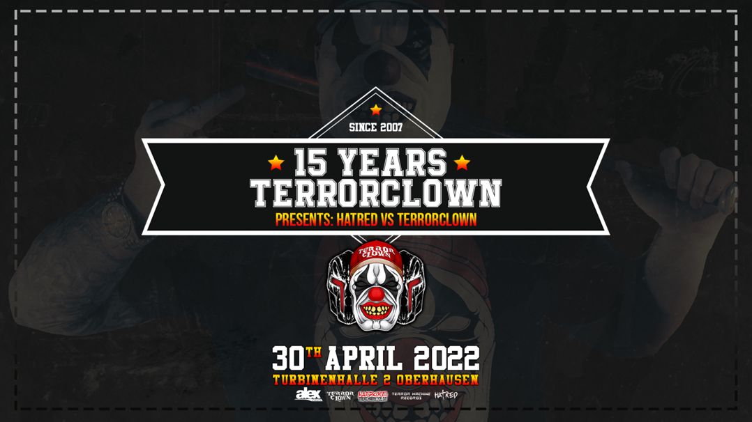 15 Years Terrorclown pres. Hatred vs. TerrorClown  Logo
